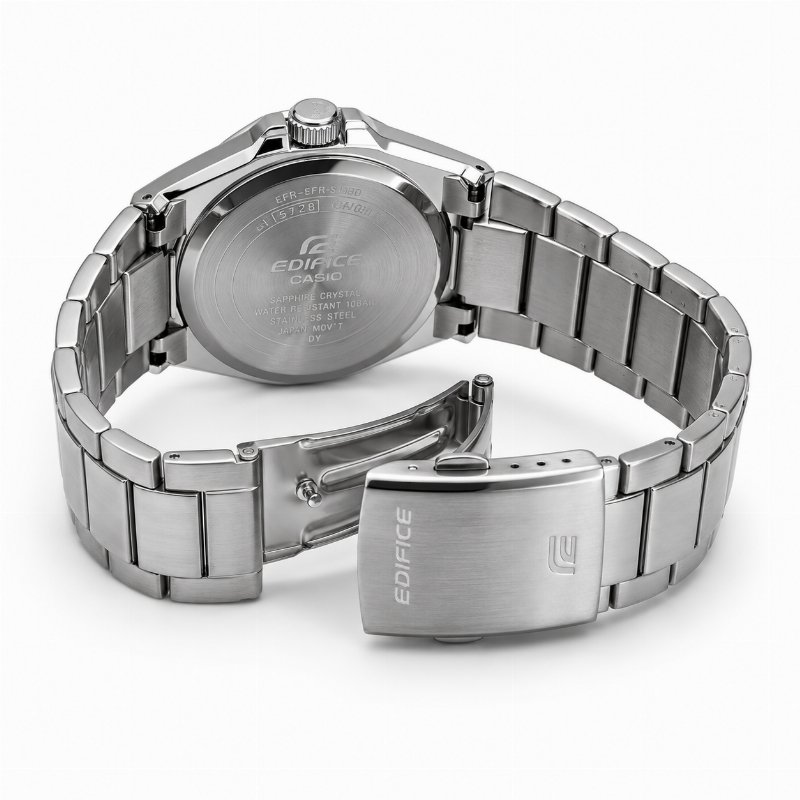 Montre Casio Edifice EFR-S108D-2AV – Cadran Bleu, Bracelet Acier