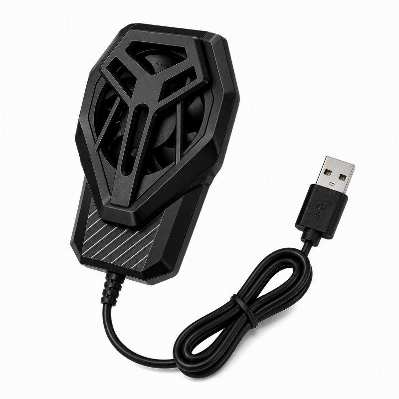 Refroidisseur de Téléphone S-10 avec Ventilateur USB – Noir